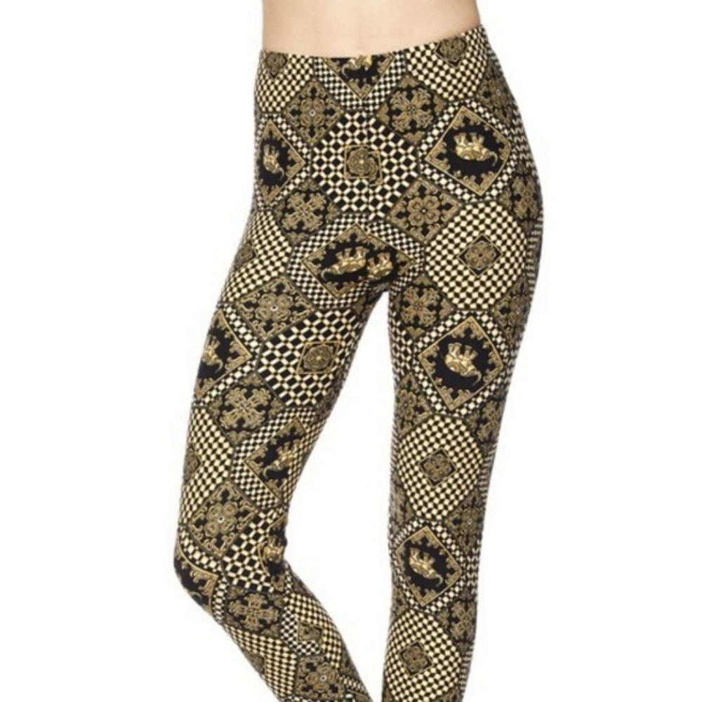 Regal Emblem Elephant Leggings